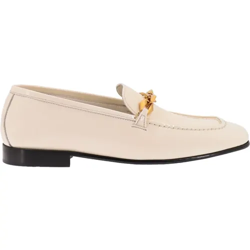 Womens Shoes Loafer White Ss23 , female, Sizes: 4 UK - Jimmy Choo - Modalova