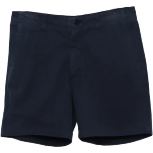 Maciel Dark Navy Canvas Shorts , male, Sizes: L, XL - La Paz - Modalova