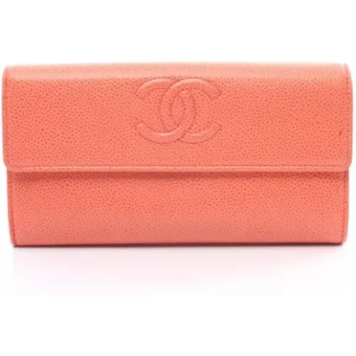 Pre-owned Leather wallets , female, Sizes: ONE SIZE - Chanel Vintage - Modalova