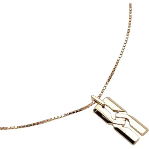 Pre-owned Rose Gold necklaces , female, Sizes: ONE SIZE - Gucci Vintage - Modalova