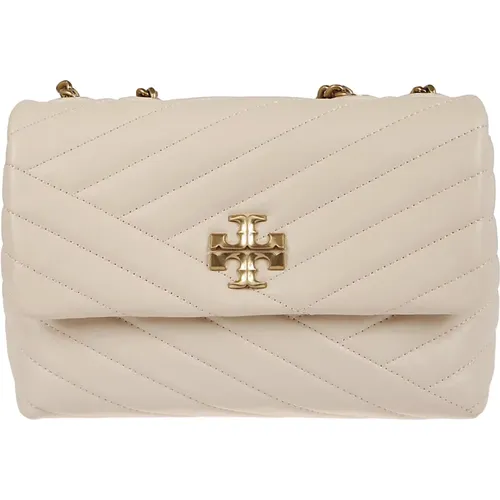 Gesteppte Leder-Chevron-Crossbody-Tasche , Damen, Größe: ONE Size - TORY BURCH - Modalova