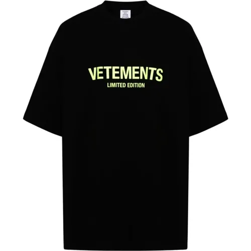 T-shirts and Polos , male, Sizes: S - Vetements - Modalova
