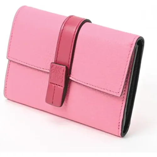 Pre-owned Leather wallets , female, Sizes: ONE SIZE - Loewe Pre-owned - Modalova