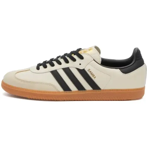 Samba OG Cream White Black Sand , Herren, Größe: 40 2/3 EU - Adidas - Modalova