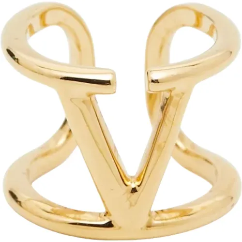 Pre-owned Metal rings , female, Sizes: ONE SIZE - Valentino Vintage - Modalova