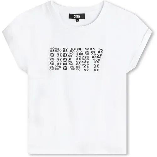 Weißes T-Shirt Top Dkny - DKNY - Modalova