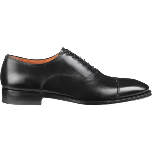 Elegante Oxford-Schnürschuhe , Herren, Größe: 44 EU - Santoni - Modalova