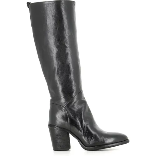 Leather Zip Boots , female, Sizes: 5 1/2 UK, 4 UK, 5 UK, 4 1/2 UK, 6 UK, 7 UK - Officine Creative - Modalova