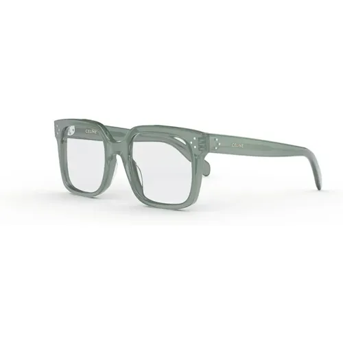 Shiny Light Green Sunglasses , unisex, Sizes: 53 MM - Celine - Modalova