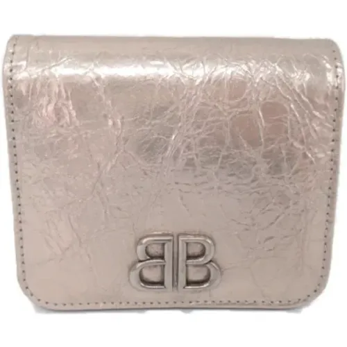 Pre-owned Leather wallets , female, Sizes: ONE SIZE - Balenciaga Vintage - Modalova