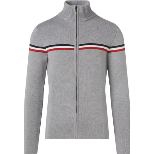 Modernes Merinowoll-Zip-Neck-Sweater,Moderner Merinowoll-Zip-Neck-Pullover - Fusalp - Modalova