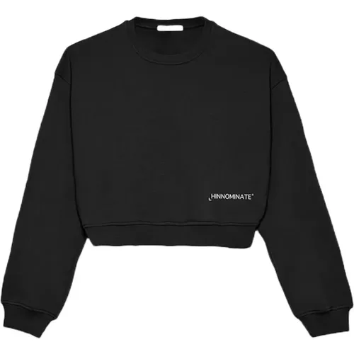 Trendiges Kurzes Baumwoll-Sweatshirt - Hinnominate - Modalova