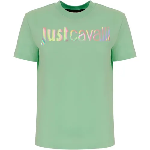 Grüne T-Shirt und Polo Kollektion - Just Cavalli - Modalova