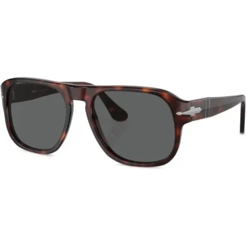 Braun/Havanna Sonnenbrille, vielseitig und stilvoll , Herren, Größe: 54 MM - Persol - Modalova