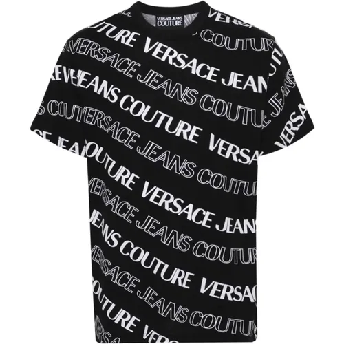 T-Shirts Polos for Men , male, Sizes: 2XL, L, XL - Versace Jeans Couture - Modalova