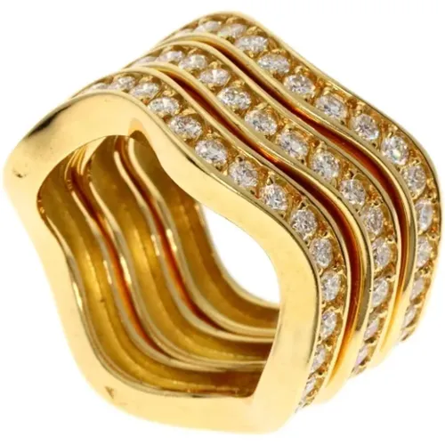 Pre-owned Gold rings , female, Sizes: ONE SIZE - Cartier Vintage - Modalova