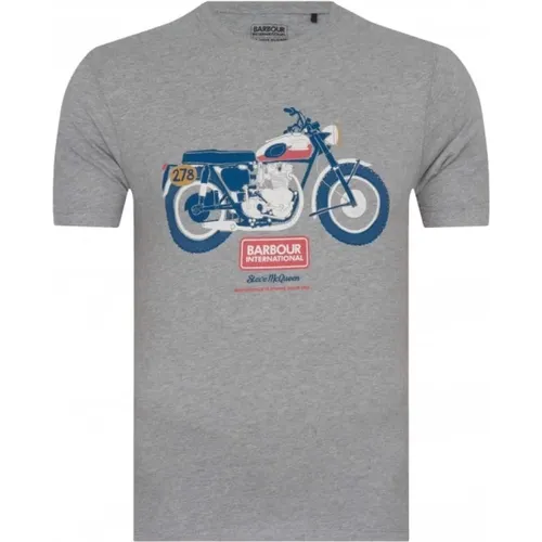 Steve McQueen Exklusives T-Shirt , Herren, Größe: M - Barbour - Modalova