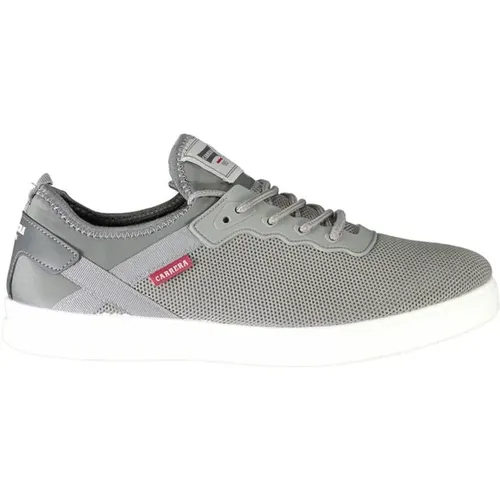 Grauer Polyester-Sneaker mit Schnürsenkeln , Herren, Größe: 44 EU - Carrera - Modalova