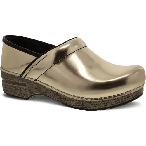 Classic Slip-On Shoes in Gold , female, Sizes: 5 UK, 7 UK, 4 UK, 6 UK - Dansko - Modalova