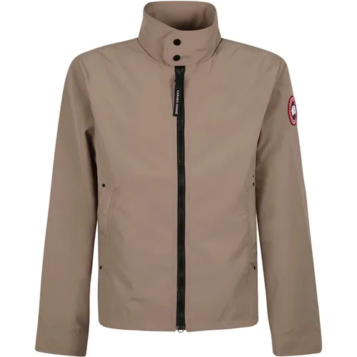 Stilvolle Braune Leichte Jacke Oberbekleidung , Herren, Größe: M - Canada Goose - Modalova