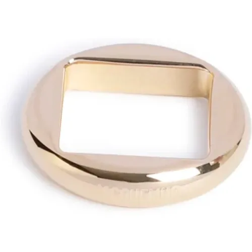 Goldener Runder Ring , Damen, Größe: 52 MM - Jacquemus - Modalova