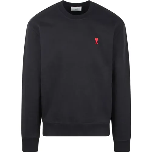 Heart Sweatshirt , male, Sizes: S - Ami Paris - Modalova