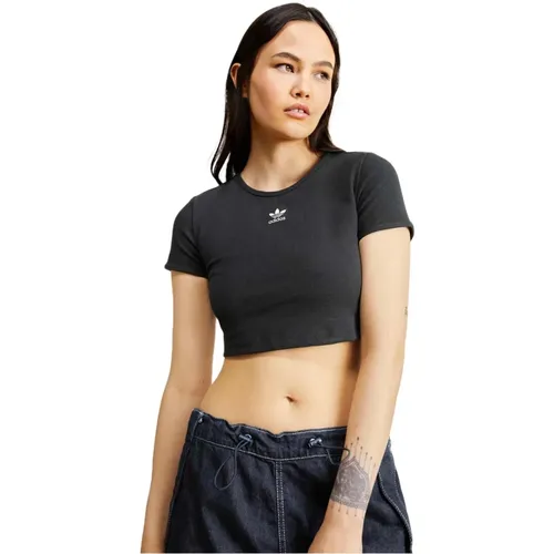 RIB TEE T-shirt , Damen, Größe: XS - Adidas - Modalova