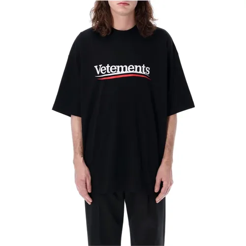 Unisexs Clothing T-Shirts Polos Ss24 , male, Sizes: S - Vetements - Modalova