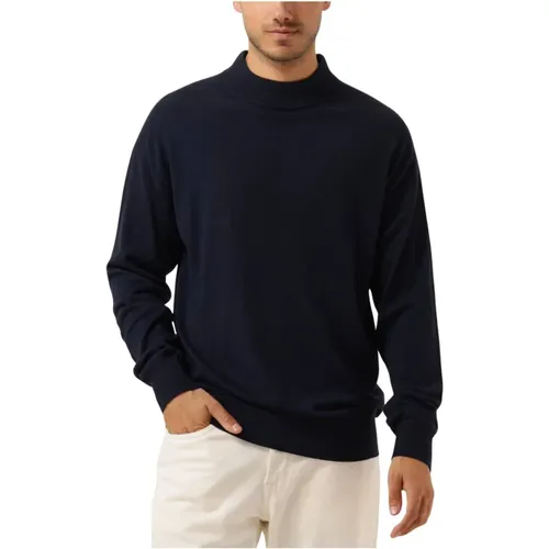 Moderner Mock Neck Pullover für Herren , Herren, Größe: 2XL - Scotch & Soda - Modalova