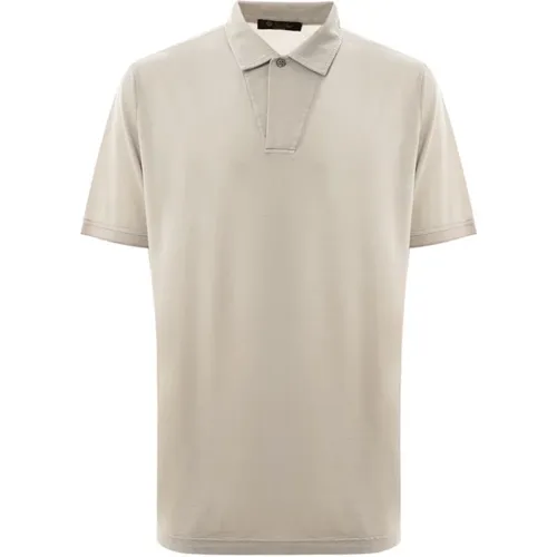 Graues Baumwoll-Poloshirt , Herren, Größe: 2XL - Loro Piana - Modalova