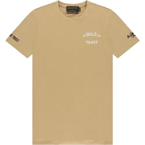 Pusha T-Shirt , Herren, Größe: L - In Gold We Trust - Modalova