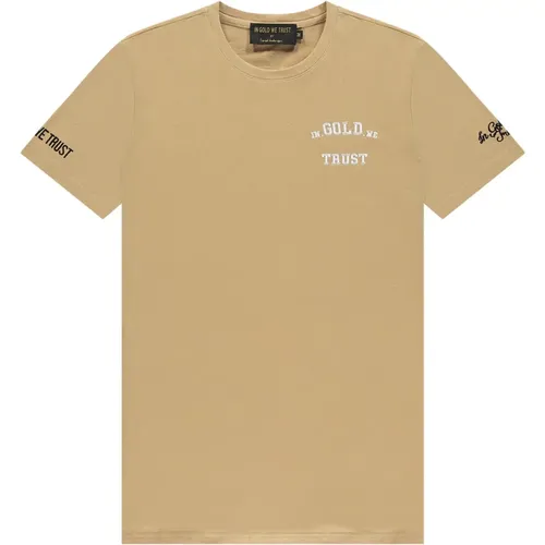 Pusha T-Shirt , Herren, Größe: M - In Gold We Trust - Modalova