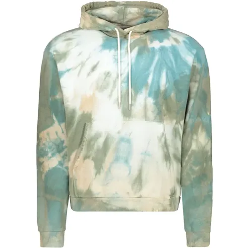 Tie Dye Baumwoll Hoodie , Herren, Größe: M - John Elliott - Modalova