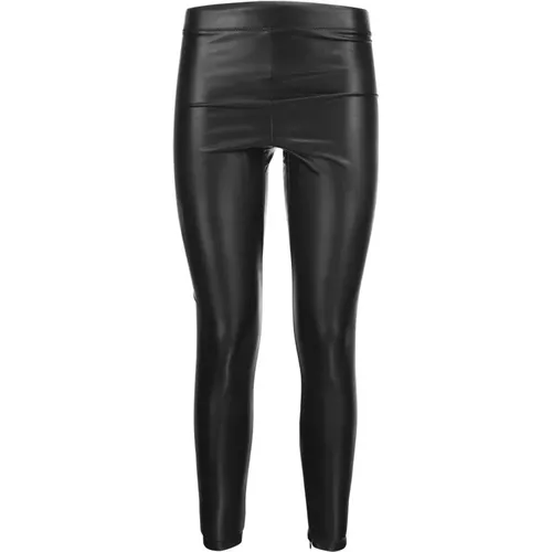 Stylish Stretch Leatherette Leggings , female, Sizes: M - Michael Kors - Modalova