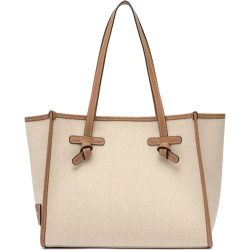 Elegant Herringbone Shopping Bag , female, Sizes: ONE SIZE - Gianni Chiarini - Modalova