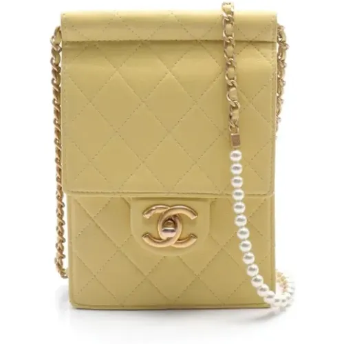 Pre-owned Leather chanel-bags , female, Sizes: ONE SIZE - Chanel Vintage - Modalova