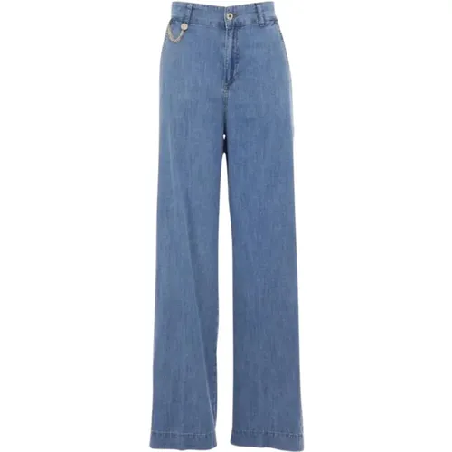Flare High-Waisted Jeans , female, Sizes: W30, W28, W31 - Liu Jo - Modalova