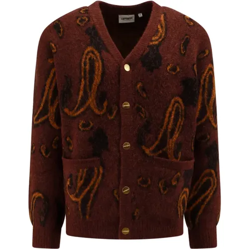 Paisley Wollmischung Cardigan , Herren, Größe: XL - Carhartt WIP - Modalova