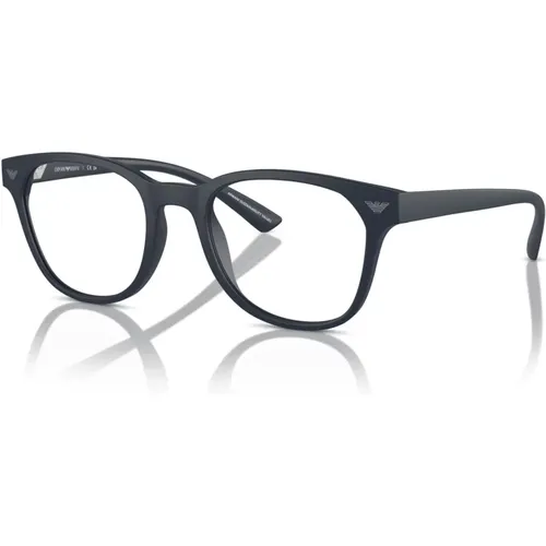 Matte Eyewear Frames,Matte Eyewear Frames,Matte Grey Eyewear Frames,Glasses - Emporio Armani - Modalova