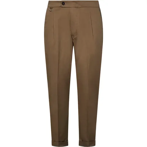 Slim-fit Trousers , male, Sizes: W36, W34, W33, W40, W32, W38 - Low Brand - Modalova