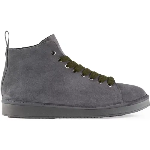 Suede Ankle Boots with Green Laces , male, Sizes: 12 UK, 8 UK, 7 UK, 10 UK, 11 UK, 9 UK - Panchic - Modalova