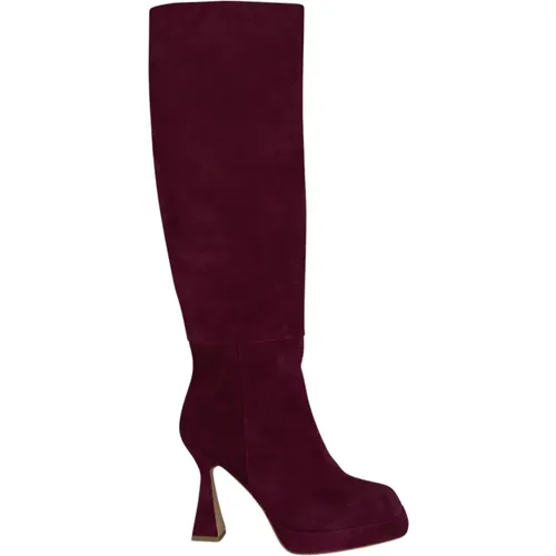 Square Toe Leather Ankle Boot , female, Sizes: 5 UK, 3 UK, 4 UK, 6 UK, 7 UK, 8 UK - Alma en Pena - Modalova