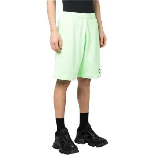 Branded Cotton Shorts , male, Sizes: L - Givenchy - Modalova