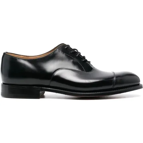 Consul Calf Leather Oxford Schwarz,Elegante Schnürschuhe für Herren - Church's - Modalova