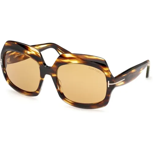 Stylische Sonnenbrille REN 52E , Damen, Größe: 60 MM - Tom Ford - Modalova