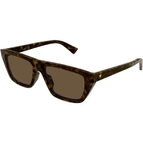 Rectangular Sunglasses Bv1291S 002 , female, Sizes: 54 MM, ONE SIZE - Bottega Veneta - Modalova