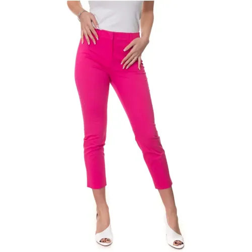 Stretchy Cropped Chino Pants , female, Sizes: 2XL - Max Mara Weekend - Modalova