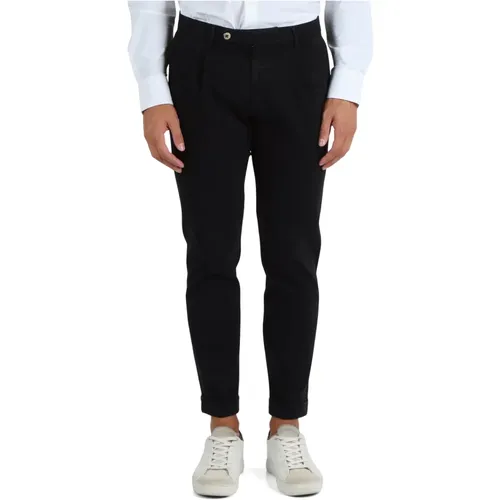 Slim Fit Baumwoll Stretch Capri Hose , Herren, Größe: W31 - Michael Coal - Modalova