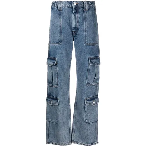Jeans blau , Damen, Größe: W25 - Amish - Modalova