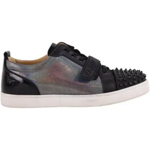 Pre-owned Plastic sneakers , male, Sizes: 9 UK - Christian Louboutin Pre-owned - Modalova